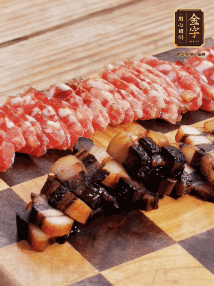 金字二八臘腸、金字醬油肉切薄片